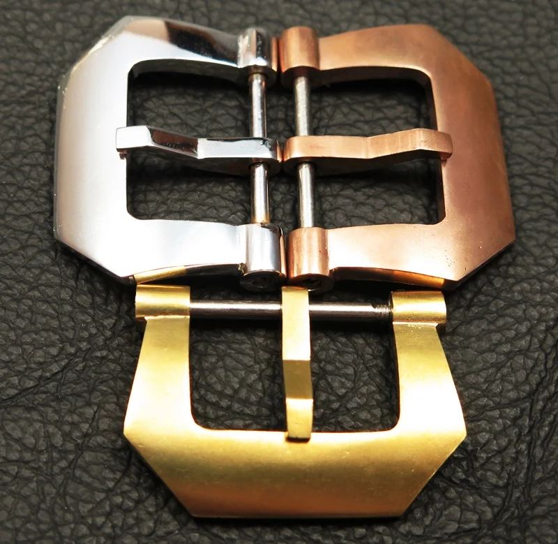 Rain Drop Yellow Bronze Buckle 22/24/26mm – image 4